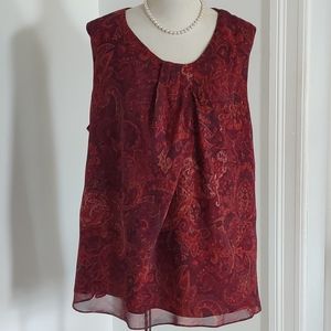 COLDWATER CREEK 2X BLOUSE